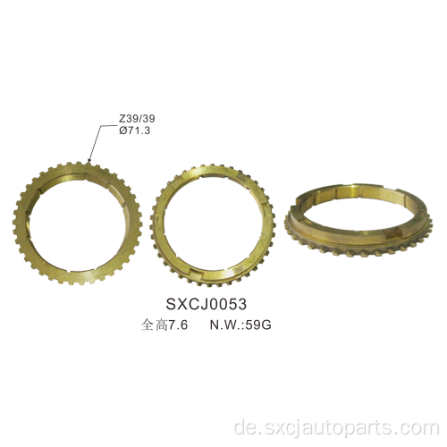 OEM037-1701114/33368-10010/1701433-MF515A01 Autoteile-Getriebes-Synchronisationsring für Toyota